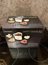 Heart Chocolate Fondue Set