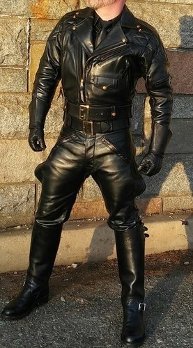 Men real leather breeches - real,