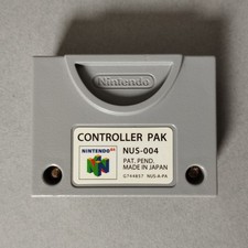 Official Nintendo 64 N64 Controller Pak - Genuine NUS-004 Memory Card #6