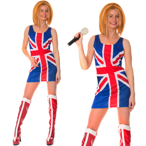 Union jack fancy dress royal - dress,