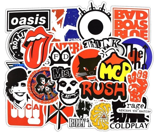 Rock stickers lot - rock,