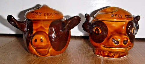 Vintage szeiler pottery beef - vintage,