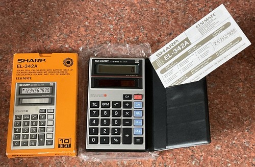 Vintage sharp elsimate 342a - sharp, el-342a