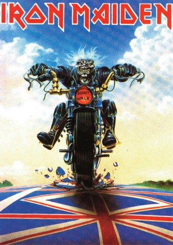 Iron-Maiden-Eddie-on-Bike-Post
