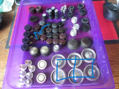 Vintage knobs for - vintage, record