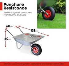 Wheelbarrow stainless steel