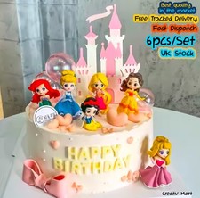 6 pc Princess Figure Cake
