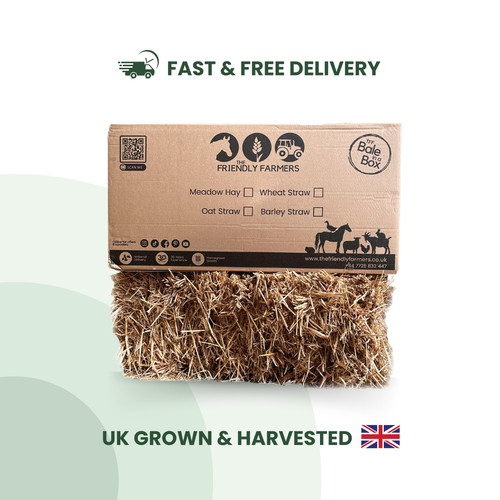 Wheat straw bale box - straw, top