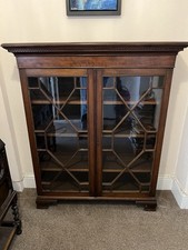 Antique Bookcase with Glass