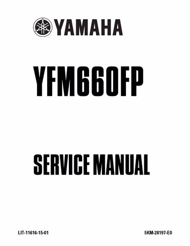 Yamaha atv service workshop - yamaha,