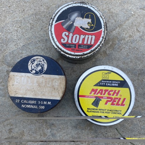 Vintage tins with contents - tins,