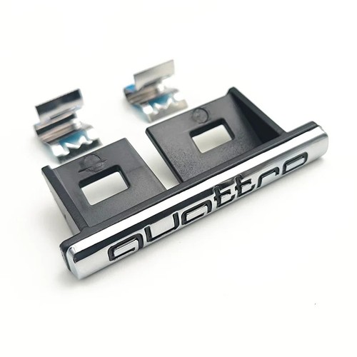 Black quattro emblem badge - quattro,