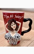 Beautiful ceramic Red mug By Ganz "I AM  ALL YOURS" Collectible New Rare