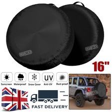 2x Spare Tyre Wheel Cover for
