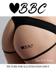 Love BBC Temporary Tattoo x 4
