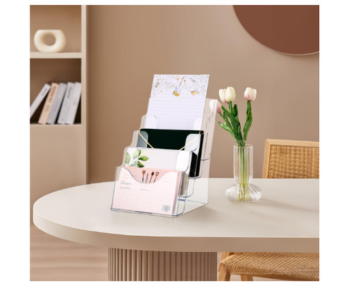 Stobok tier acrylic brochure - 4-tier,
