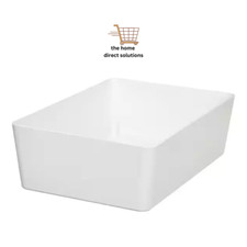 IKEA KUGGIS Storage Box White