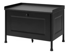 Brand New IKEA KORNSJO Metal storage bench, Black, 818.541.96 , 70 x 51 x 47 cm