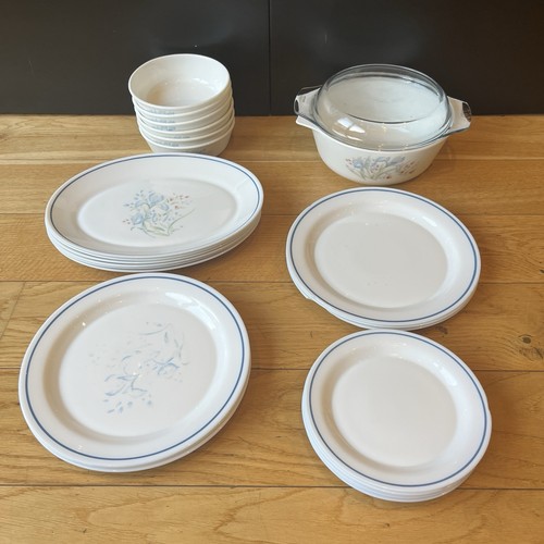 Vintage pyrex england - vintage, blue