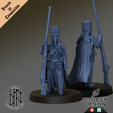 Castigator with Punt Gun - Trench Pilgrims - Trench Crusade Proxies - Kaitech