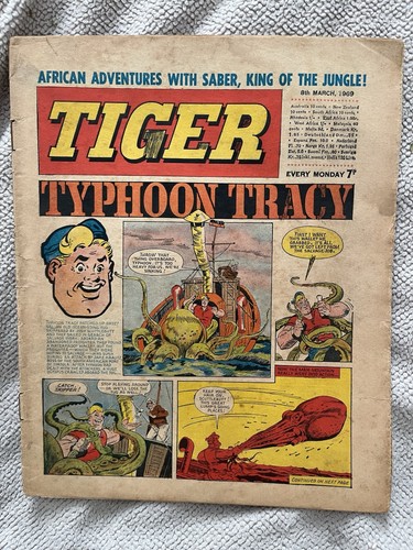 Tiger comic 8th march 1969 - tiger,