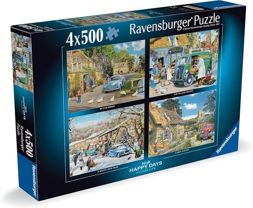 Village life puzzles set 4 - life,
