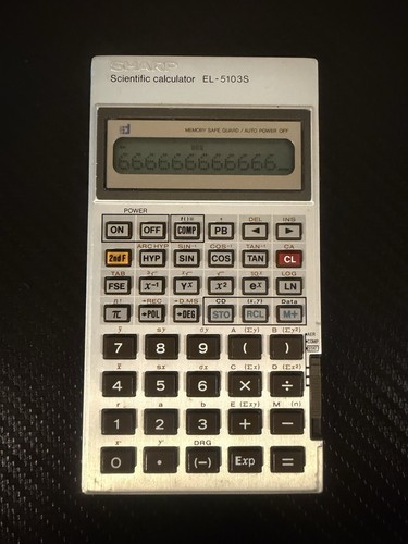 Vintage sharp 5103s - sharp, el-5103s