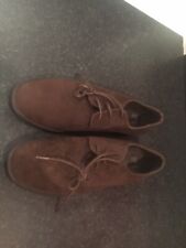 MENS BROWN SUEDE SHOE LACE-UP