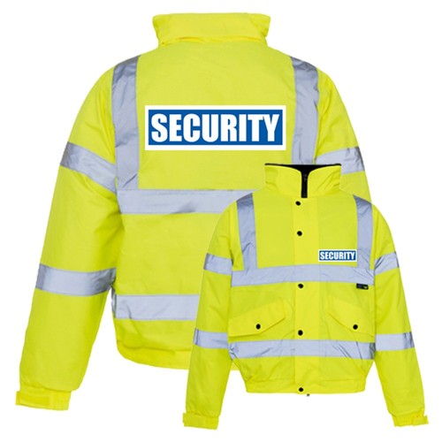 Yellow reflective security - reflective,