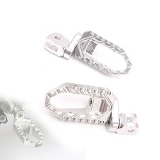 For Honda CB1000R 08-17 16 15 14 13 25mm Lower Front Foot Pegs Wide Rider Silver