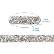 1Meter Rhinestone Beaded Trim