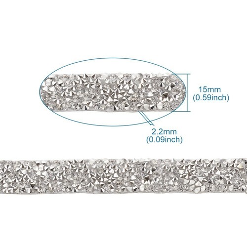 1meter rhinestone beaded - rhinestone,