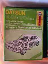Used Datsun 140J & 160J SSS 1973 to 1975 Haynes hardback Workshop Manual