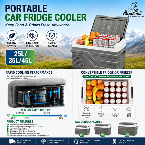 Alpicool 25l 35l 45l car - alpicool,