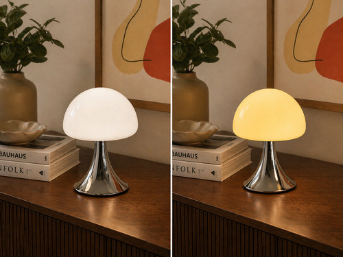 Retro bauhaus mushroom table - retro,