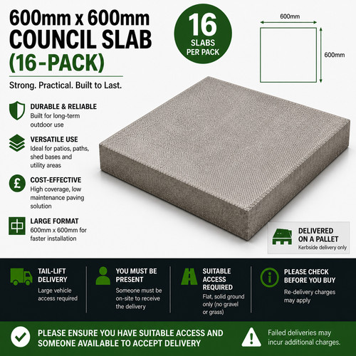 600mm council - 600mm,