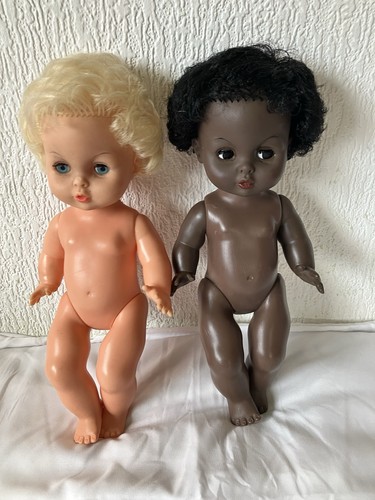 Vintage soft plastic dolls - 2,