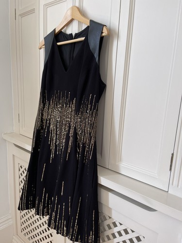 Karen millen dress with gold - dress,