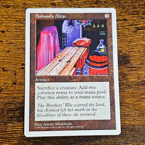 Ashnod altar 1997 mtg - ashnod's,