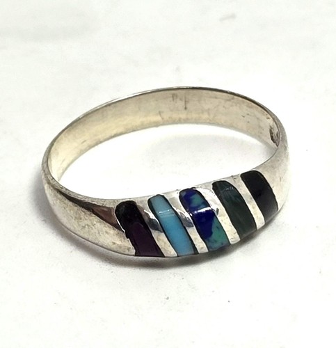 Multi gemstone inlay small