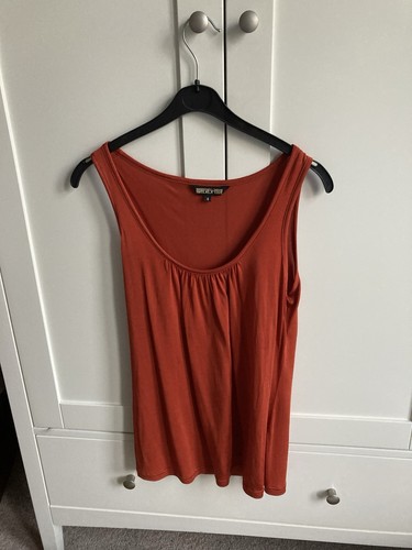 Biba burnt orange sleeveless - orange,