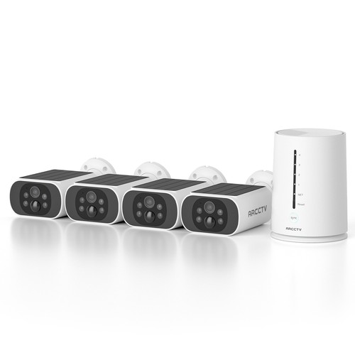 Arcctv solar battery wireless - arcctv,