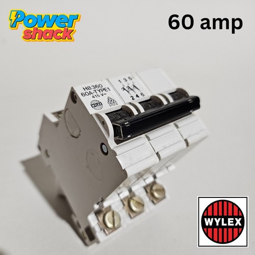 Wylex hb360 60a 415v triple - 60a,