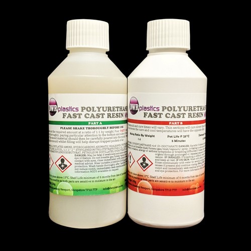 White polyurethane fast cast - white,