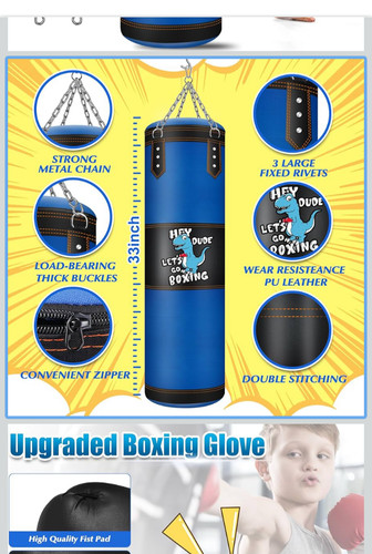 Kids punching bag heavy - kids,