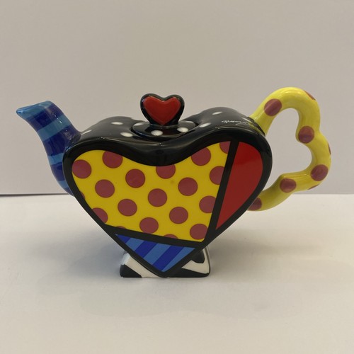Romero britto mini teapot - romero,