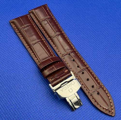Omega 18mm 20mm leather watch - omega,