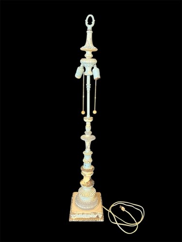 Antique floor lamp double - antique,