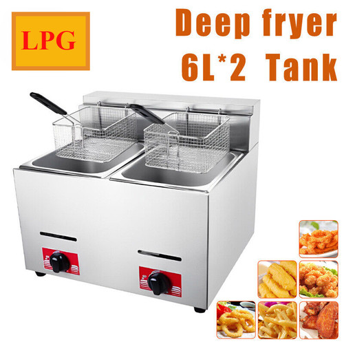 Lpg fryer commercial gas - 6l,