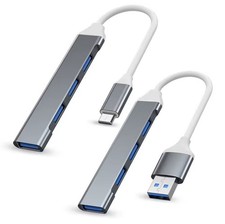 4 Port USB Hub 1x 3.0 + 3x 2.0